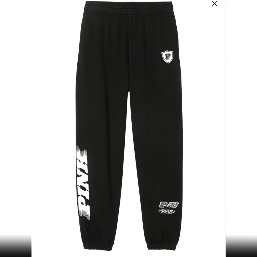 PINK racing line sweatpants size L